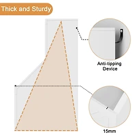 Gaomon Kids Bookshelf Bookcase Toddlers Playhouse Cabinet Shelf