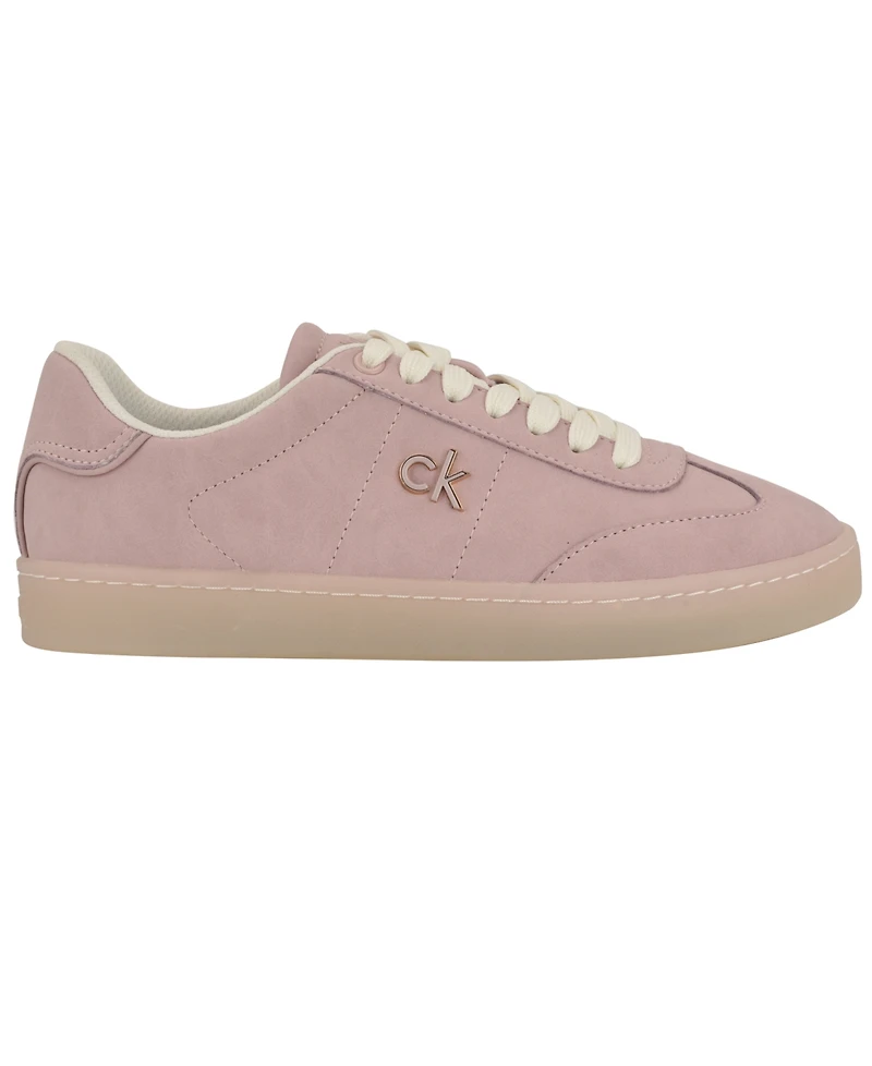 Calvin Klein Women's Nicala Logo Lace-Up Sneakers