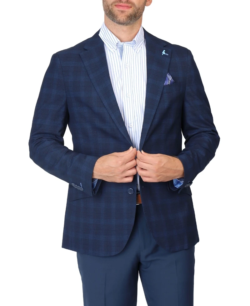Tailorbyrd Men's Signature Glen Plaid Sportcoat