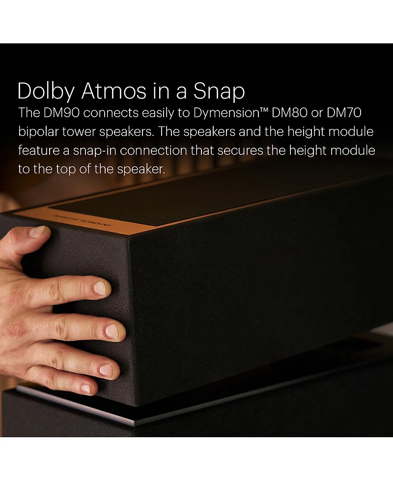 Definitive Technology Dymension DM90 Integrated Height Modules for DM80 and DM70 Speakers - Pair
