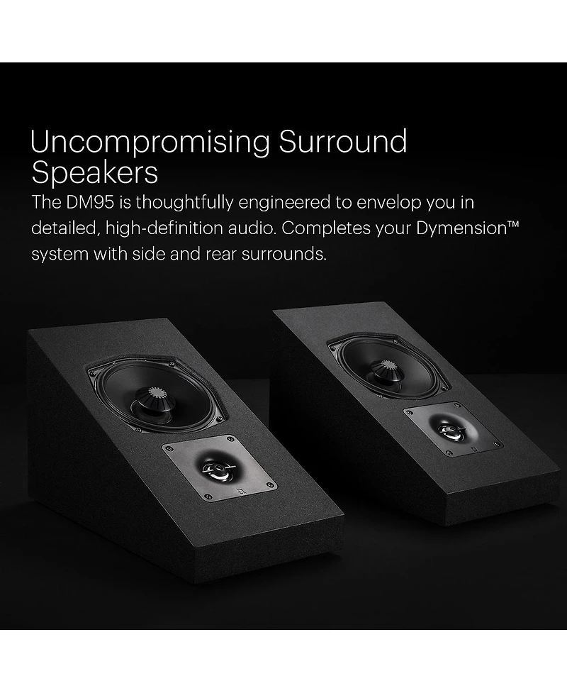 Definitive Technology Dymension DM95 On-Wall Surround Speakers - Pair