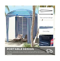 Slickblue Outdoor Umbrella - Stylish Patio Shade for Garden, Deck, and Beach Relaxation