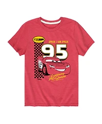 Cars Big Boys Short Sleeve Lightning McQueen Graphic Tee
