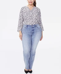 Nydj Plus Marilyn Straight Leg Jeans
