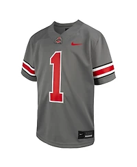 Nike Big Boys and Girls 1 Steel Ohio State Buckeyes Alternate Game Jersey
