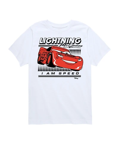 Cars Big Boys Short Sleeve Lightning McQueen Graphic Tee