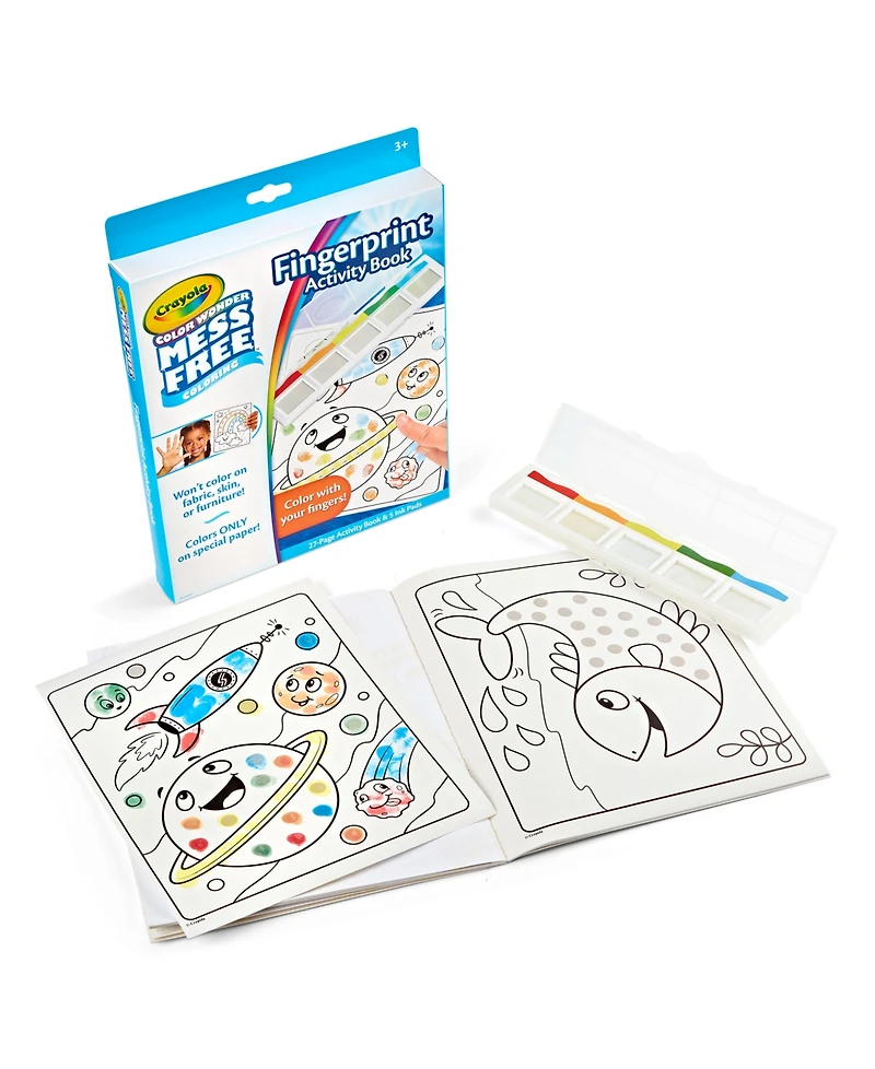 Crayola Color Wonder Fingerprint Activity Book
