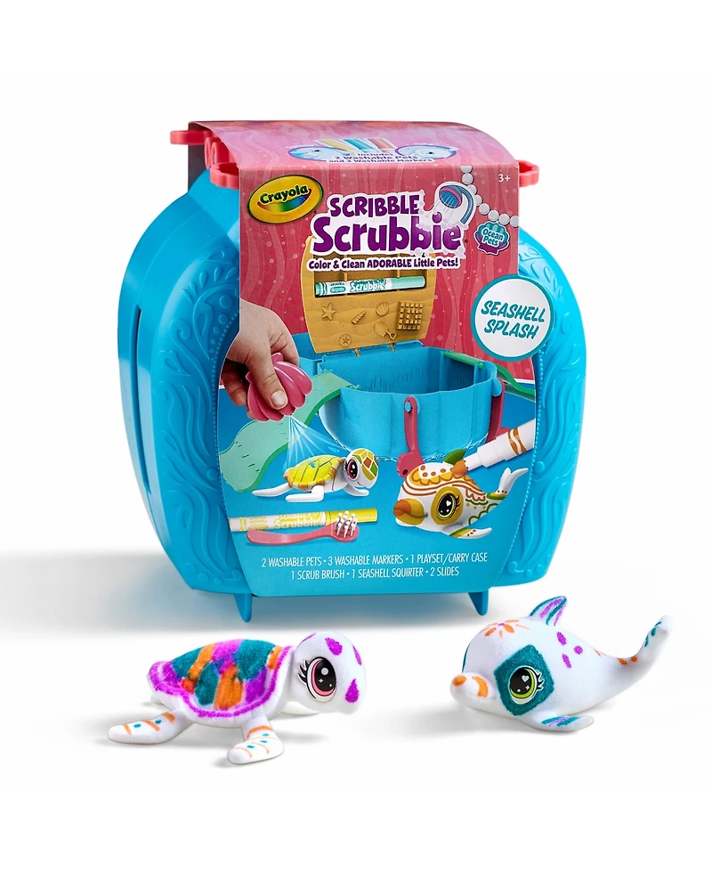 Crayola Scribble Scrubbie Ocean Pets Seashell Splash