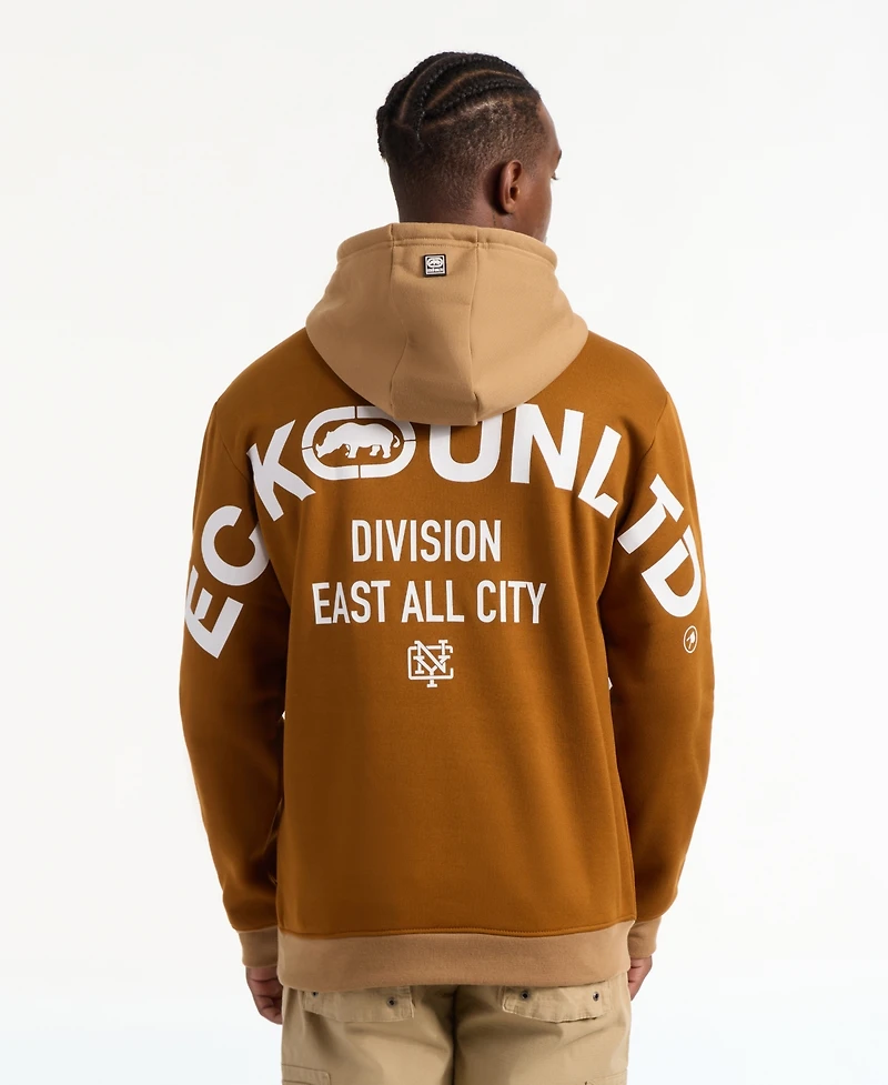 Ecko Unltd Men's Back Stack Pull Over Hoodie