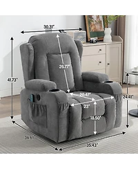 Boyel Living Power Lift Recliner Chair Recliners with Heat and Massage