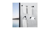 Slickblue Bathroom Hardware Set Towel Bar, Toilet Paper Holder, and Hooks for Modern Decor