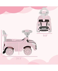 Qaba Toddler Ride on Toy, Foot to Floor Sliding Car,