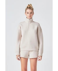 Grey Lab Women's Scuba Sweatshirt