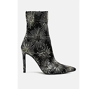 Oleander Sequin Embellished Stiletto Boots