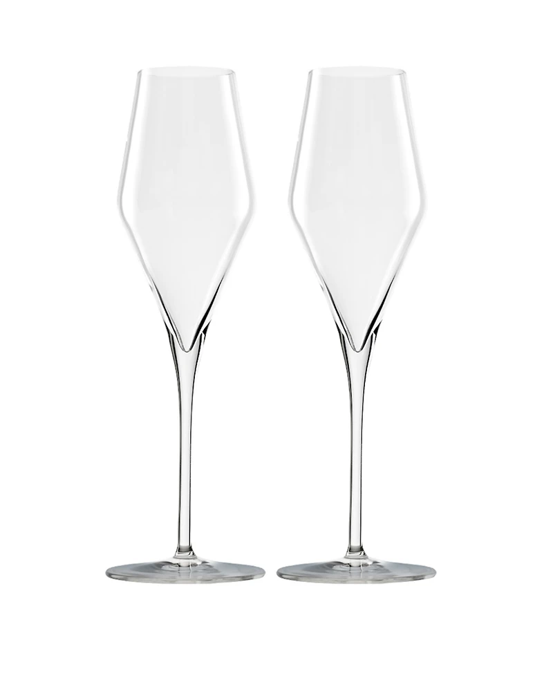 Stolzle Lausitz Highlight Led Champagne Flutes, Set of 2