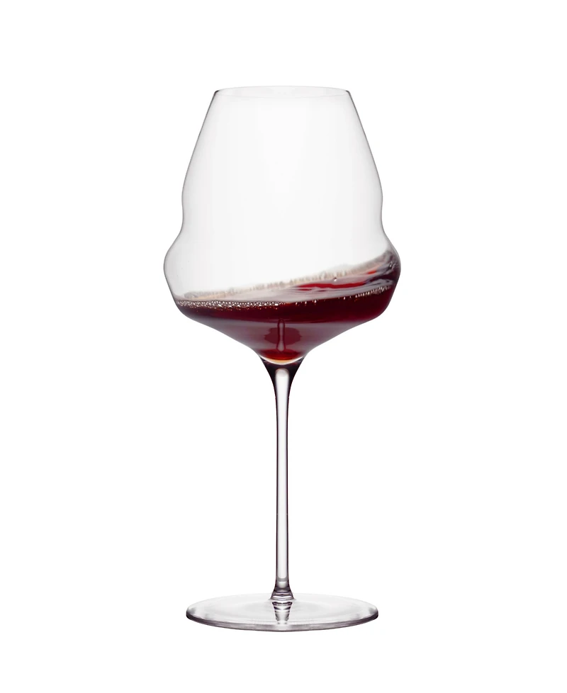 Stolzle Lausitz Cocoon Burgundy Glasses, Set of 6