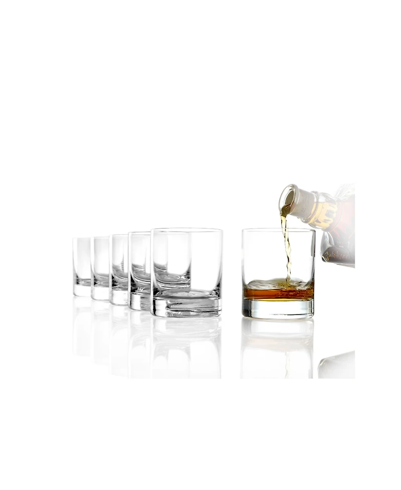 Stolzle Lausitz New York Bar Rocks Glasses, Set of 6