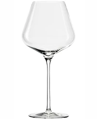 Stolzle Lausitz Quatrophil Burgundy Glasses, Set of 4