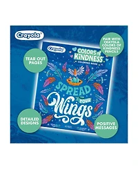 Crayola Colors of Kindness Adult Coloring Book, Pack of 4