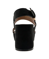 Aerosoles Women's Camilia Round Toe Platform Sandals