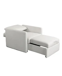 Serta 35" Polyester Billings Convertible Chair