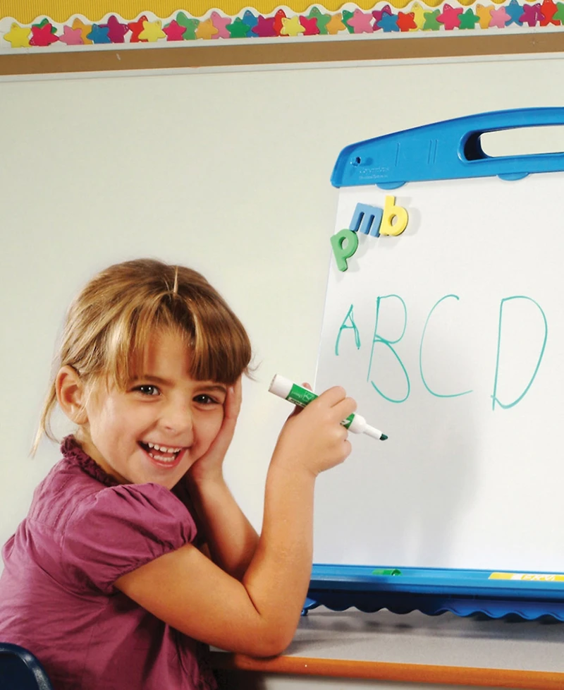 Copernicus Tabletop Easel with Dry Erase Boards, Pocket Chart, and Storage Tubs