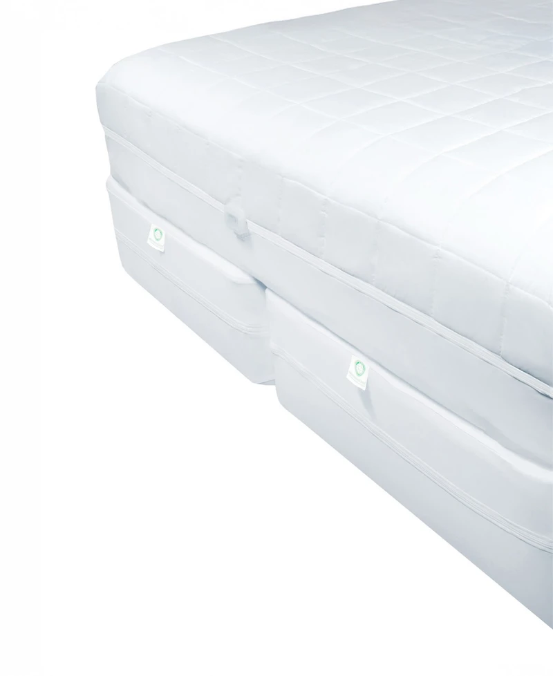 CleanBrands Platinum Zippered Encasing Quilted Mattress Pad