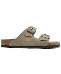 Birkenstock Men's Arizona Birkibuc Shearling Sandals from Finish Line