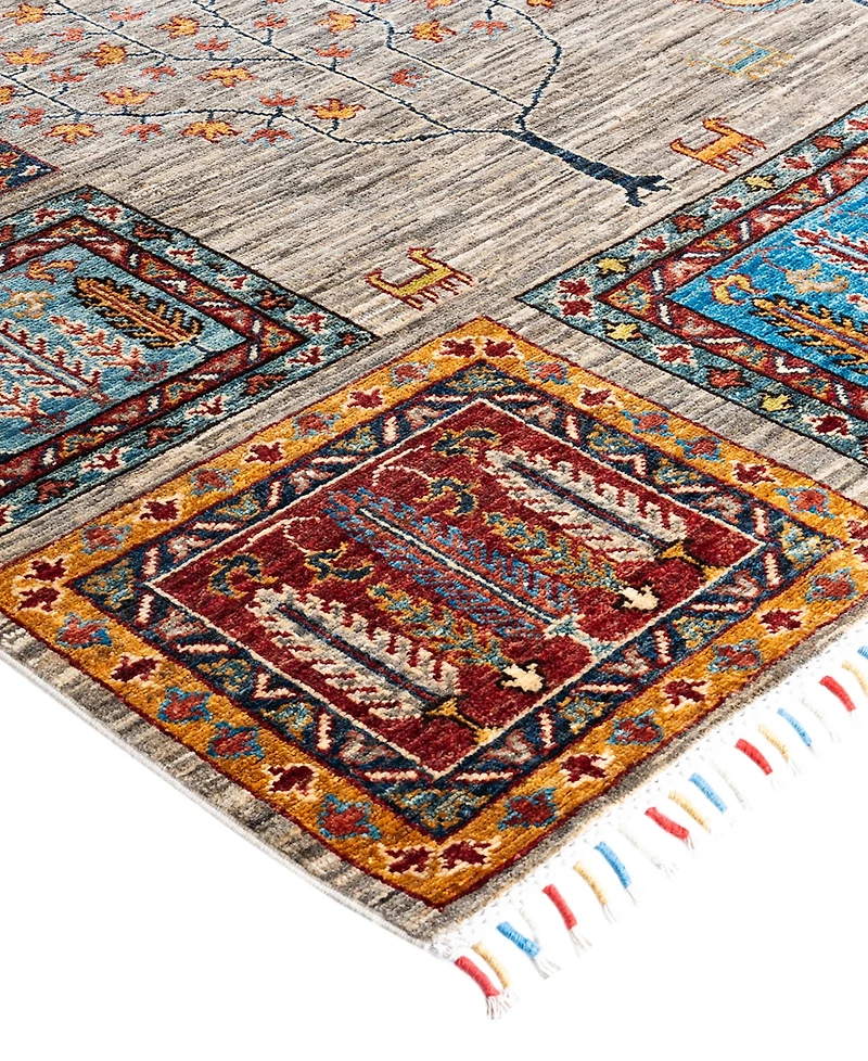 Adorn Hand Woven Rugs Tribal M1999 8'3"x9'8" Area Rug