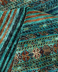 Adorn Hand Woven Rugs Tribal M1999 8'8"x11'11" Area Rug