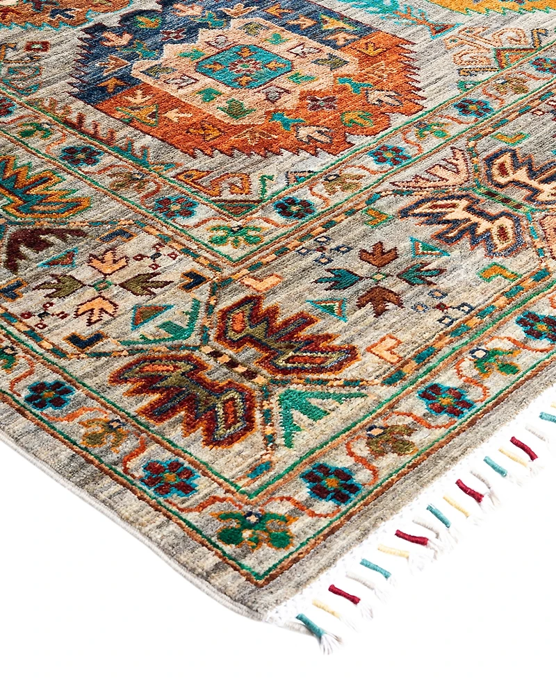 Adorn Hand Woven Rugs Tribal M1999 8'3"x9'10" Area Rug
