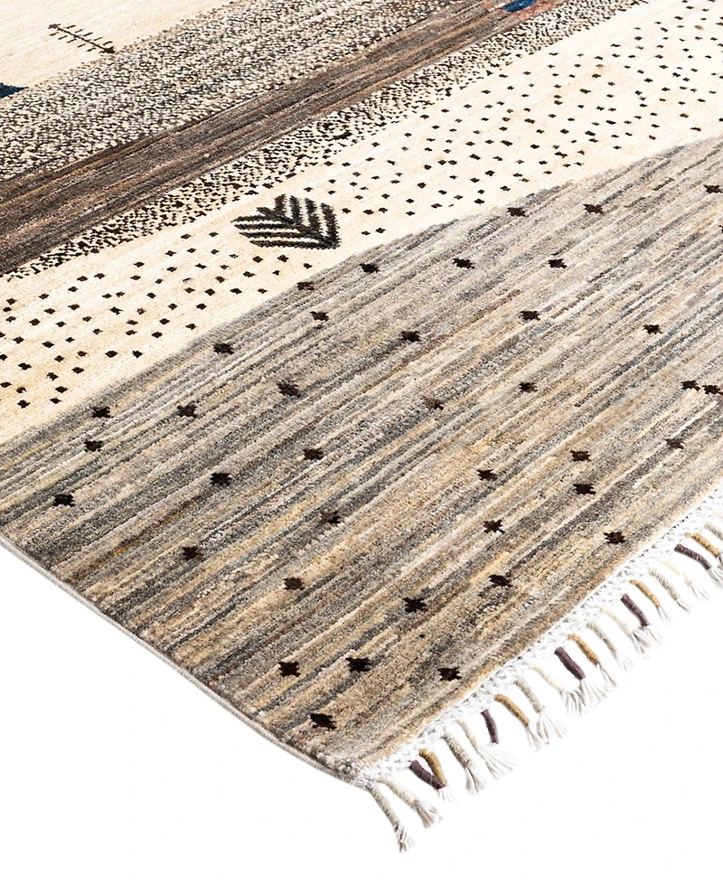 Adorn Hand Woven Rugs Tribal M1999 8'2"x9'6" Area Rug
