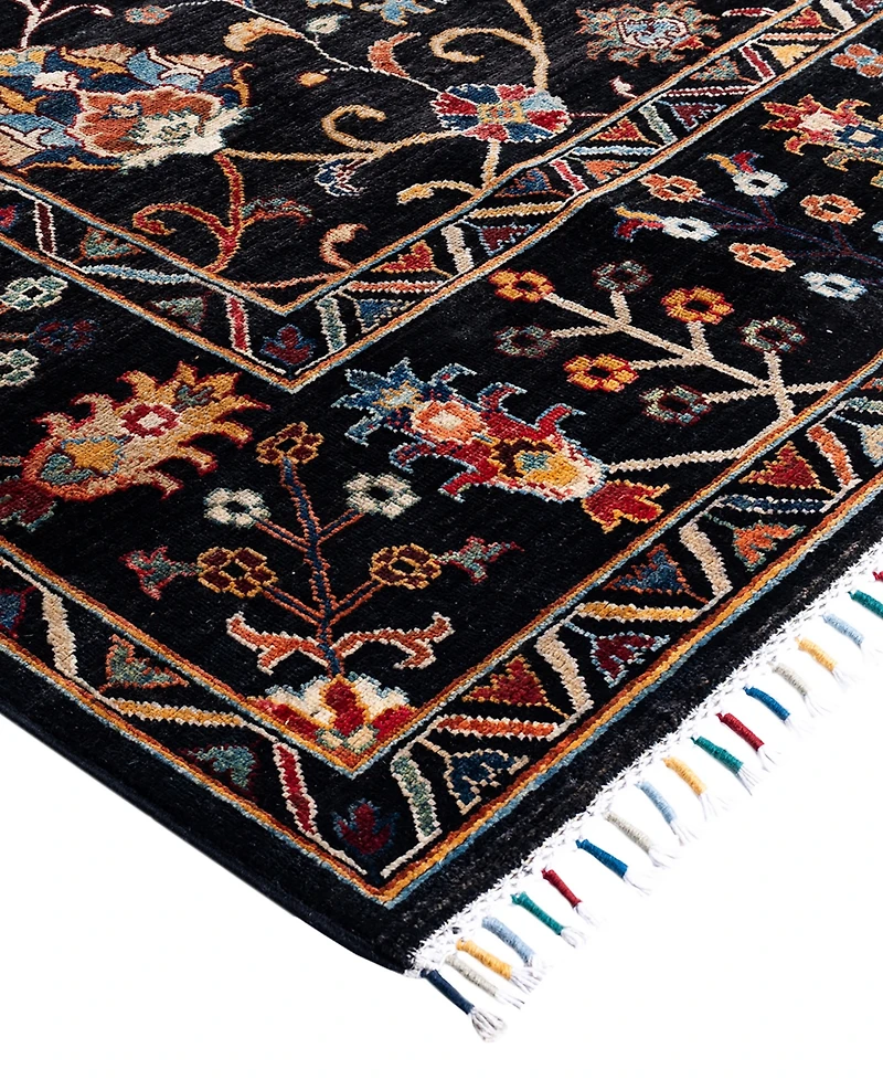 Adorn Hand Woven Rugs Tribal M1999 8'1"x9'5" Area Rug
