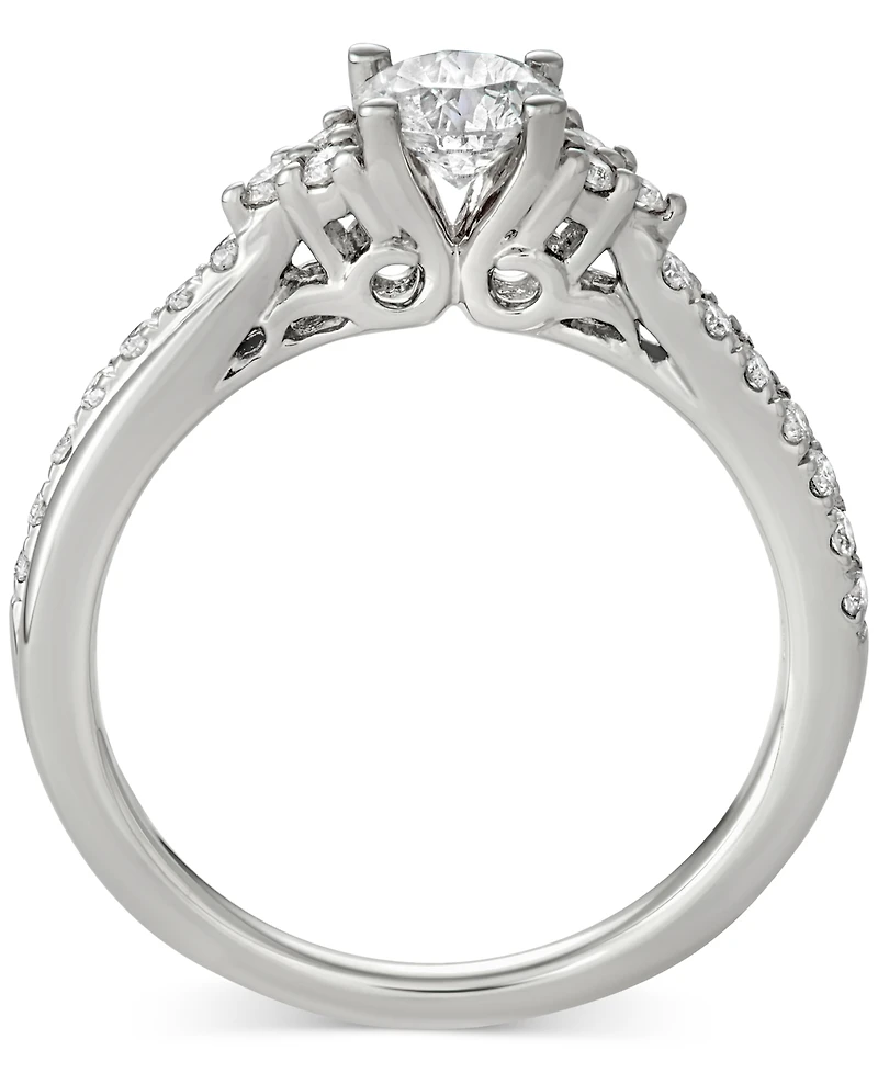 Diamond Engagement Ring (3/4 ct. t.w.) in 14k White Gold