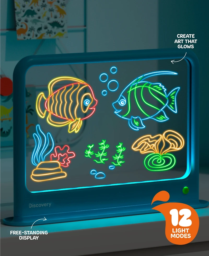 Discovery Kids Deluxe Light Designer 6-In-1 Art Board