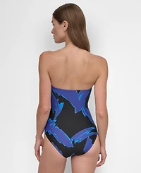 Dkny Women's Shirred One-Piece Swimsuit