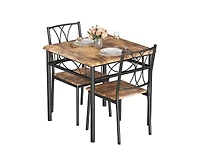 gaomon Kitchen Dining Room Table Set for 2 with Chairs, 3 Piece