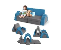 gaomon 11pcs Modular Kids Play Couch, Children Sectional Sofa Floor Toddler Couch for Kids Creative Play