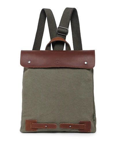 Tsd Brand Cooper Convertible Canvas Backpack
