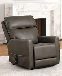 Furniture of America 34" Hilltop Artificial Leather Power Recliner Lift Chair