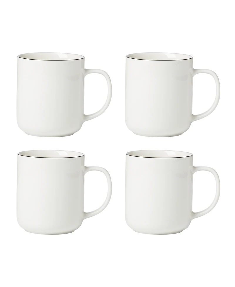 Oneida 365 Collection 24/7 Mug Set, Set of 4