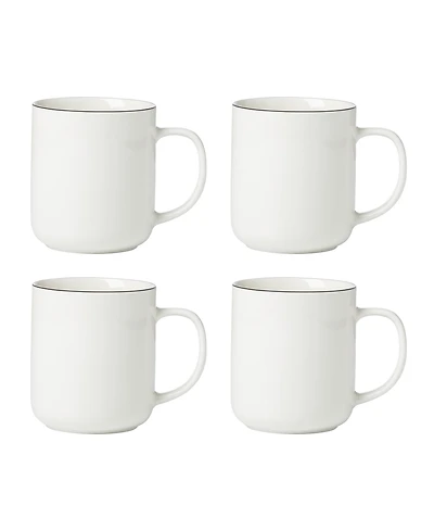 Oneida 365 Collection 24/7 Mug Set, Set of 4