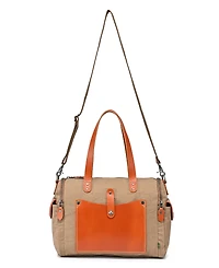 Tsd Brand Super Horse Canvas Satchel Bag