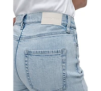 Dkny Jeans Women's High-Rise Tailored Wide-Leg
