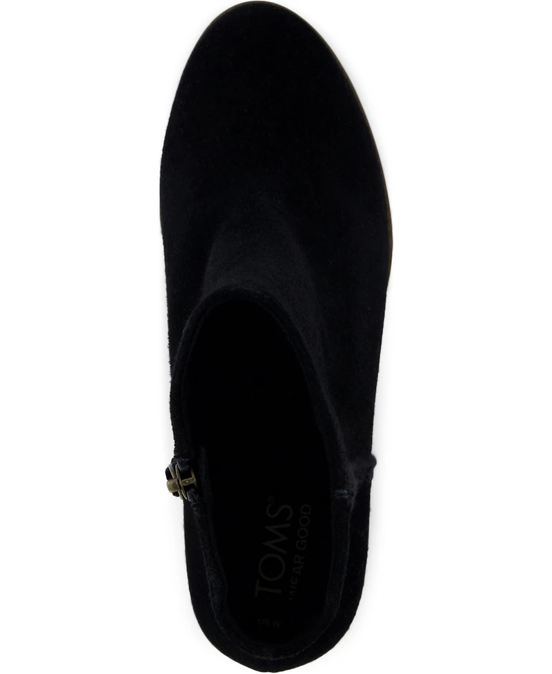 Toms Women's Joanna Wedge Heel Boots