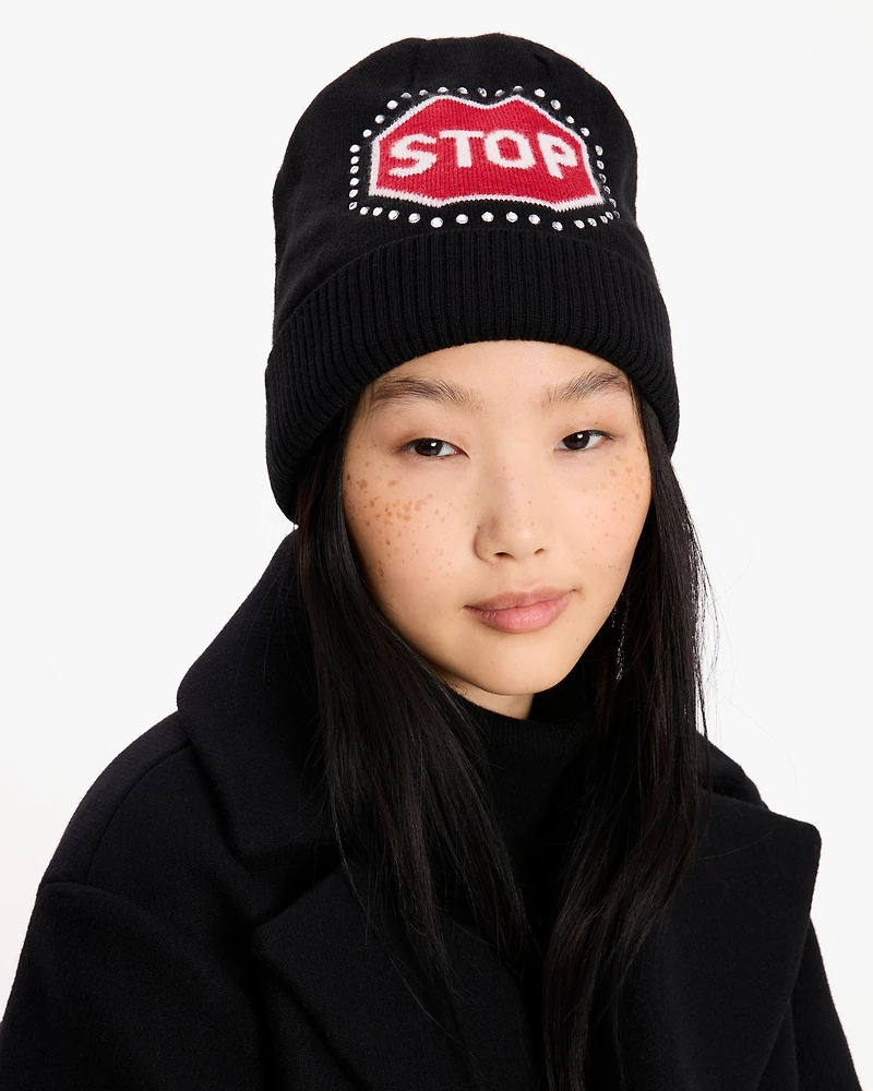 kate spade new york Women's Traffic Sign Beanie