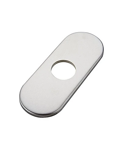 Greenspring 6 Inch Bathroom Vanity Sink Faucet 4" Hole Cover Deck Plate Escutcheon Brushed Nickel