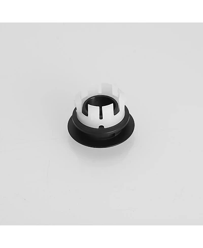 Greenspring Bathroom Sink Overflow Cover Matte Black Brass Basin Vanity Ceramic Vessel Kitchen Trim Replacement Round Caps Dual Layer Insert