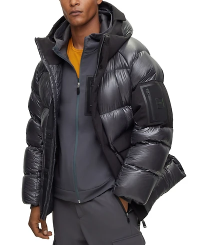 Boss by Hugo Boss Men's Oversized-Fit Water-Repellent Jacket