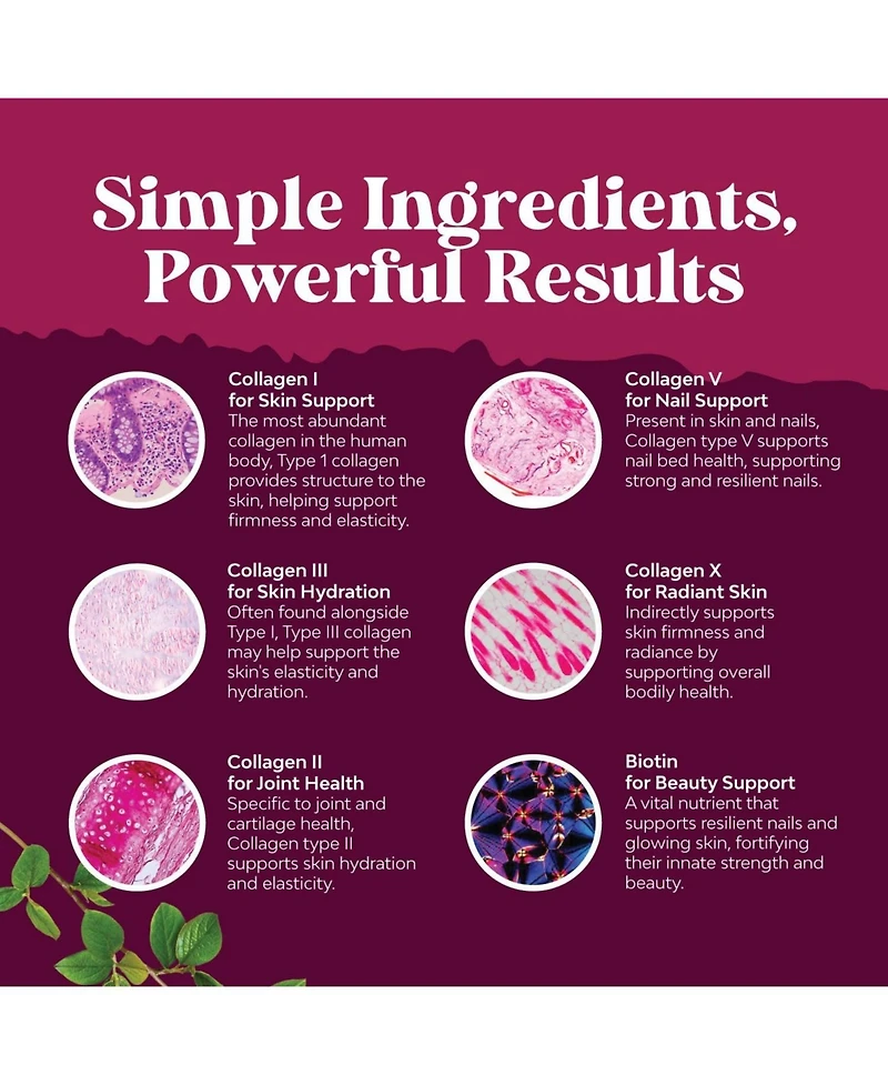 Multi Collagen Complex Capsules, Biotin and Collagen Supplement with BioPerine and Hair Skin and Nails Vitamins, Nature's Craft, 120ct
